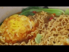 OEM الأصلي الصيني الأصفر الحار كوب المعكرونة الفورية لحم البقر النكهة الزيت المقلية 183g*12