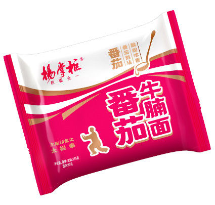 طعم لحم البقر غير الحار الطماطم المعكرونة الفورية OEM 129g*24